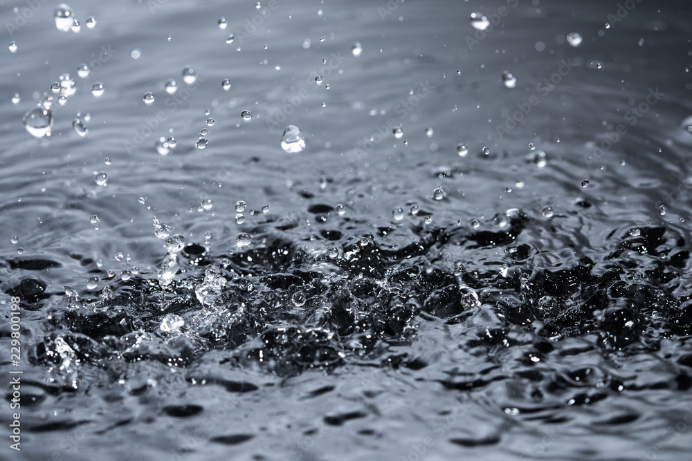 rain drop water splash