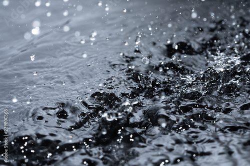 rain drop water splash