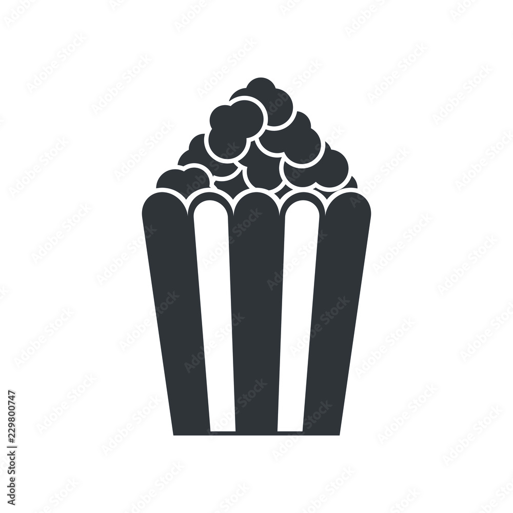 Popcorn icon vector Popcorn icon vector
