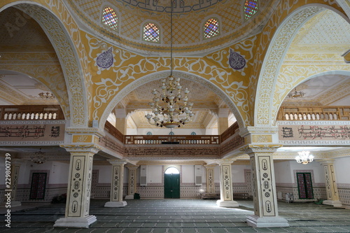 interior of mosque in Bou Saada, Algeria