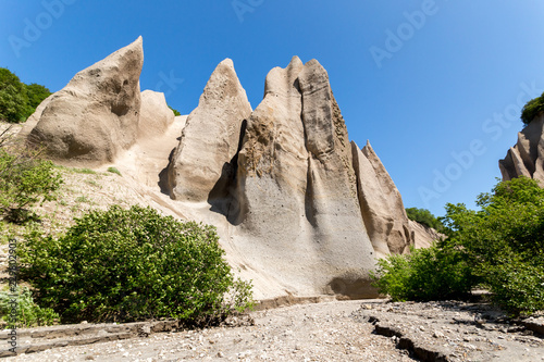 Pumice rock outcrops. Kuthin bata, Kronotsky Reserve, Kamchatka Peninsula photo