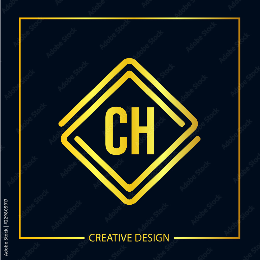Initial Letter CH Logo Template Design Initial Letter CH Logo Template Design