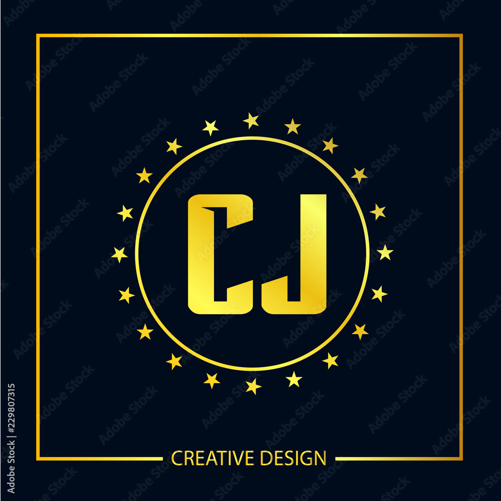 Initial Letter CJ Logo Template Design Initial Letter CJ Logo Template Design