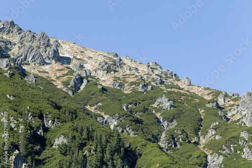 Fototapeta Naklejka Na Ścianę i Meble -  Rocks in Tatra mountains in Poland in autumn