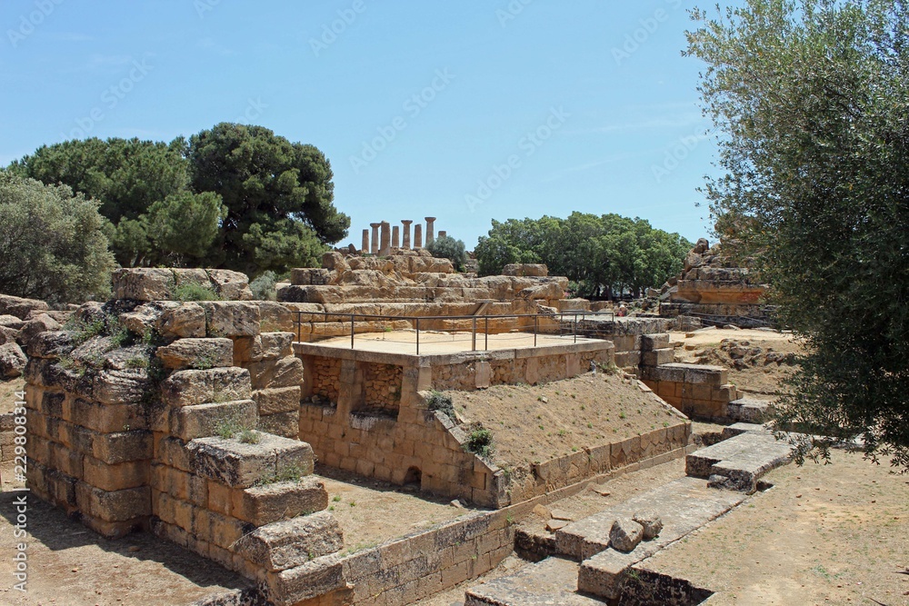 Sicile, site archéologique de Agrigento