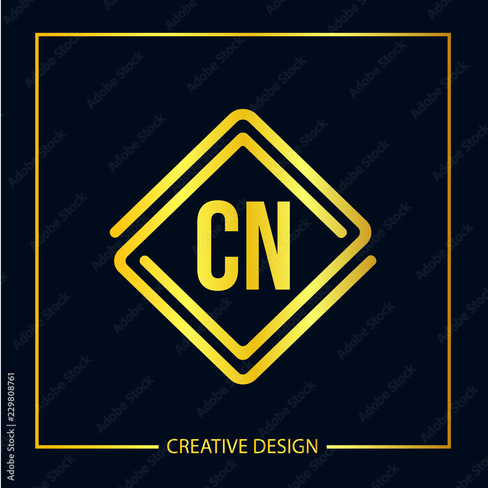 Initial Letter CN Logo Template Design Initial Letter CN Logo Template Design