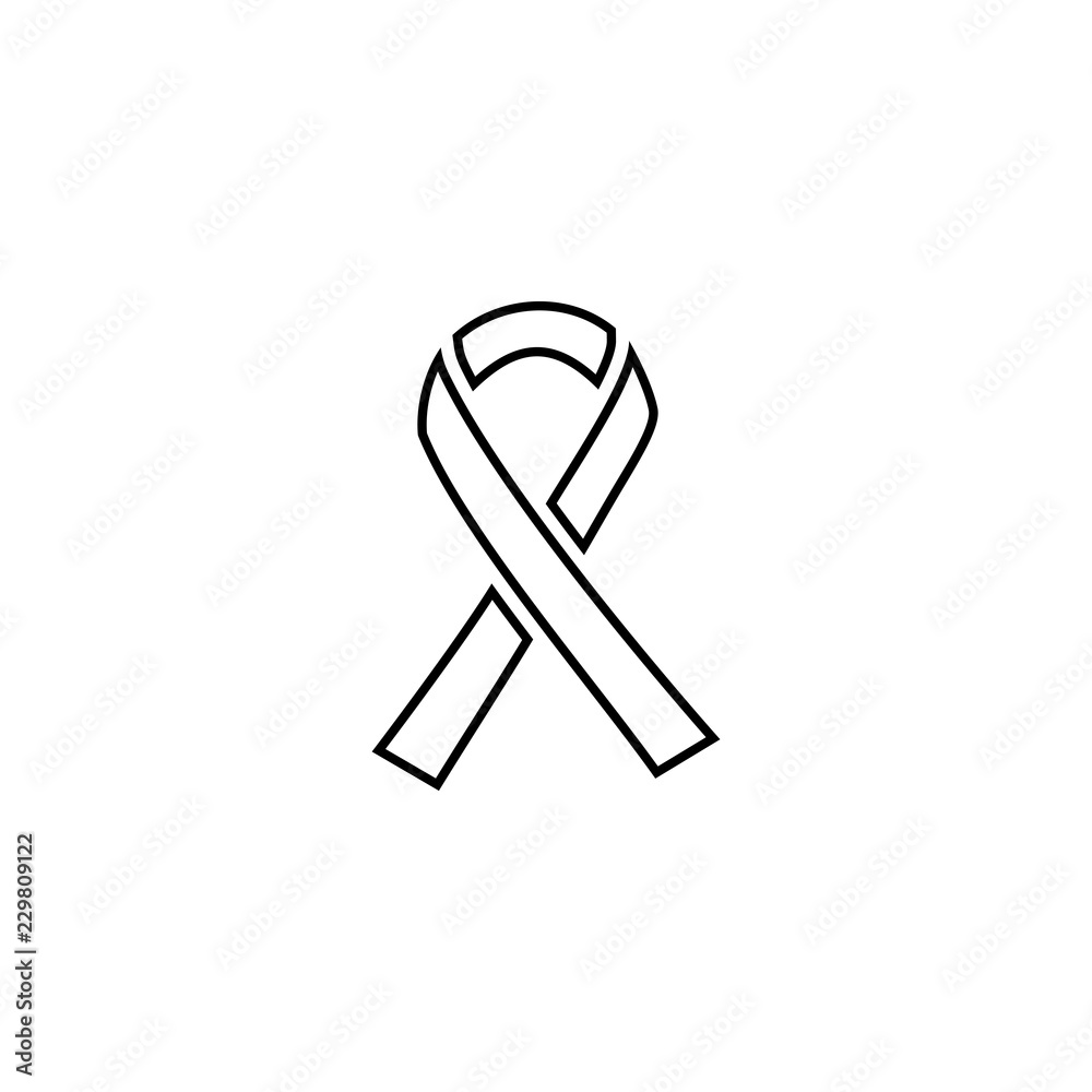 Mourning and melanoma support symbol Mourning and melanoma support symbol