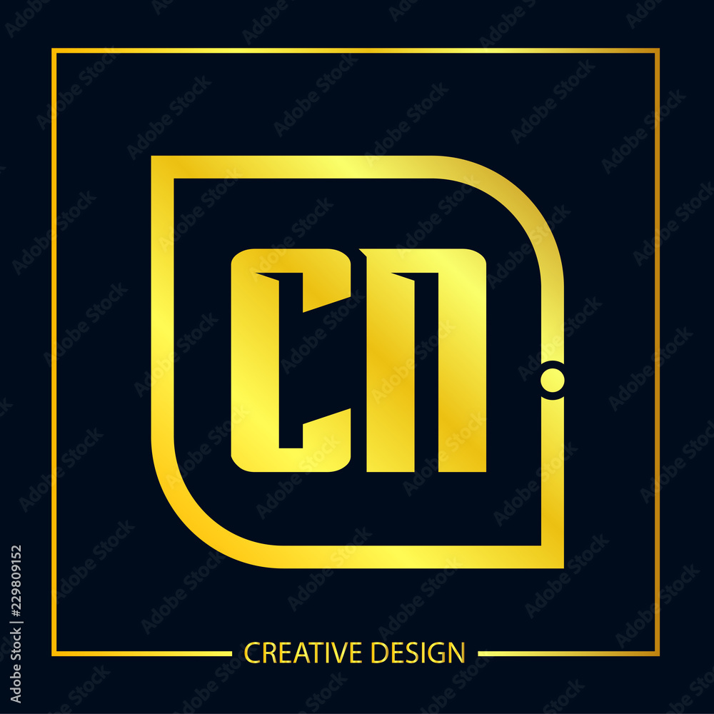 Initial Letter CN Logo Template Design Initial Letter CN Logo Template Design