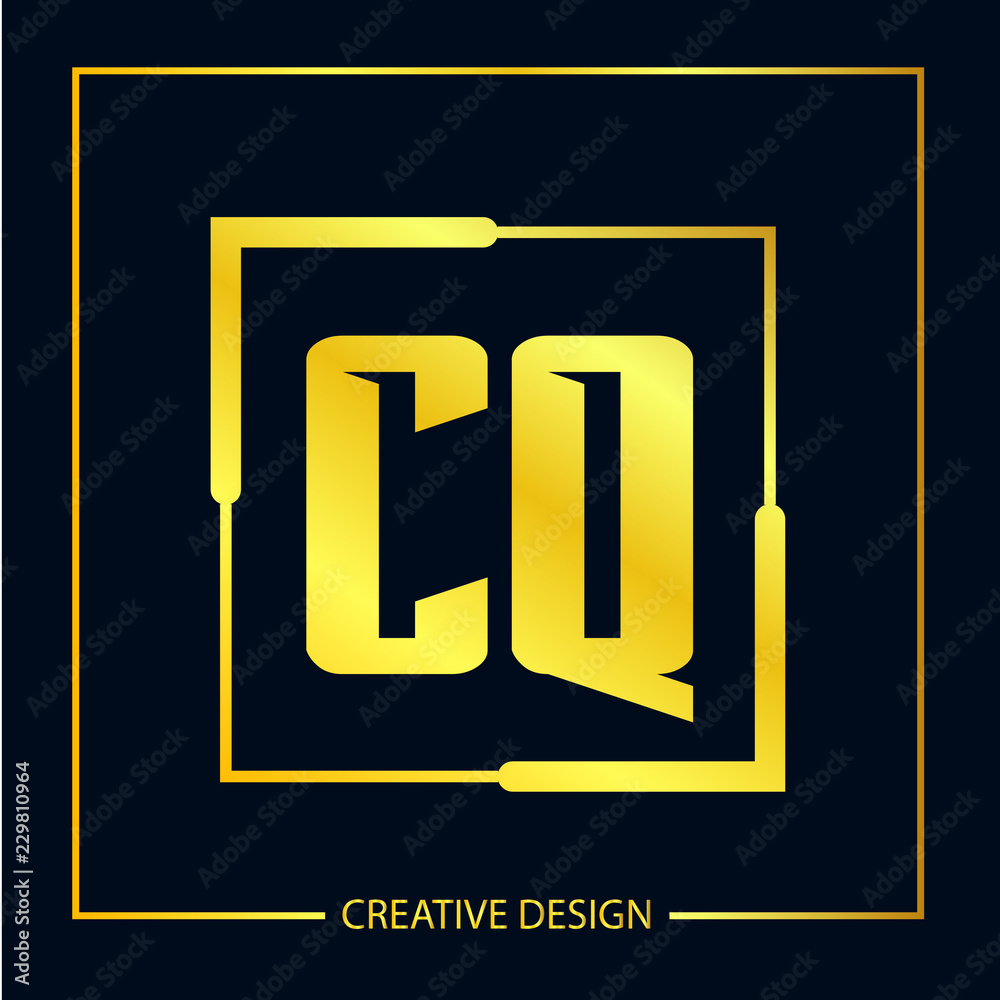 Initial Letter CQ Logo Template Design Initial Letter CQ Logo Template Design