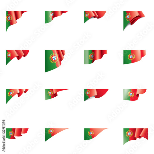 Free Download Portugal flag, vector illustration on a white background - GFXLoad