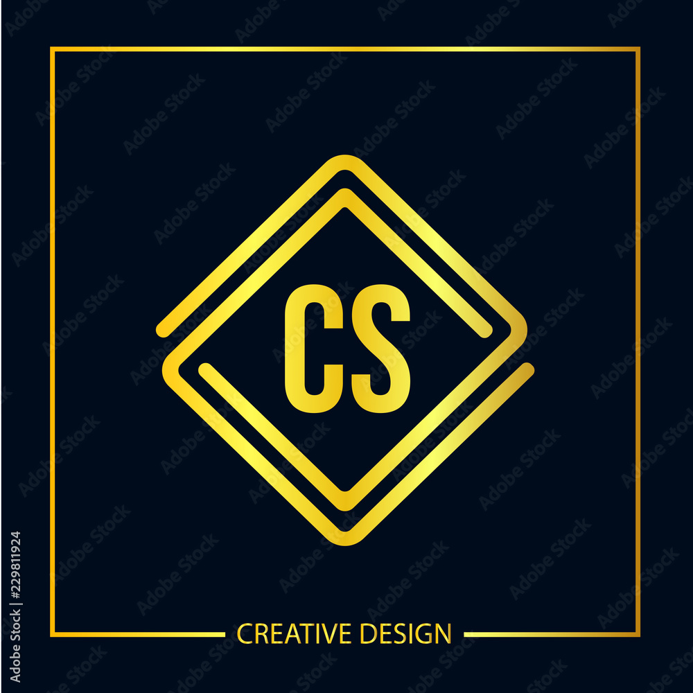 Initial Letter CS Logo Template Design Initial Letter CS Logo Template Design