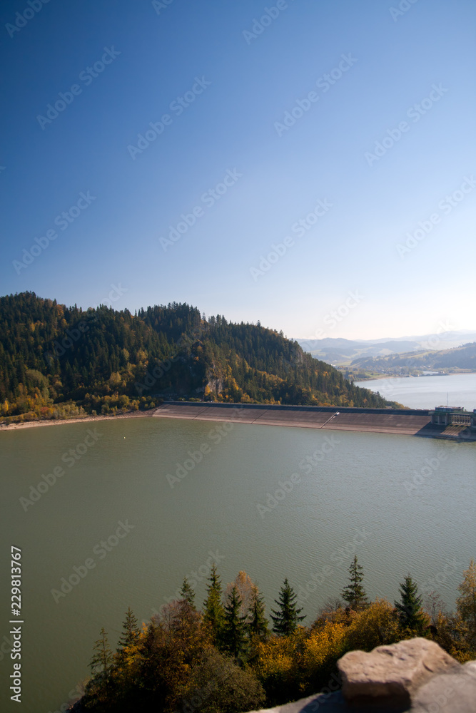 Naklejka premium Czorsztyn Dam