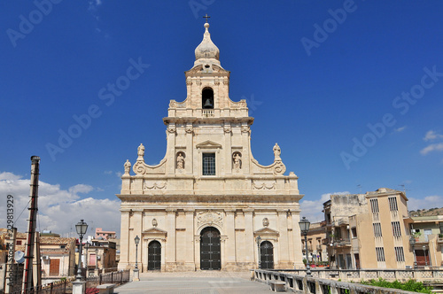 Santa Maria Delle Stelle church in Comiso Sicily, Italy. © GISTEL