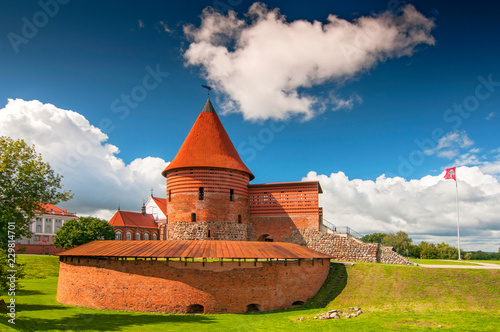 Kaunas Castle, built during the mid-14th century, in the Gothic style, Kaunas, Lithuania.