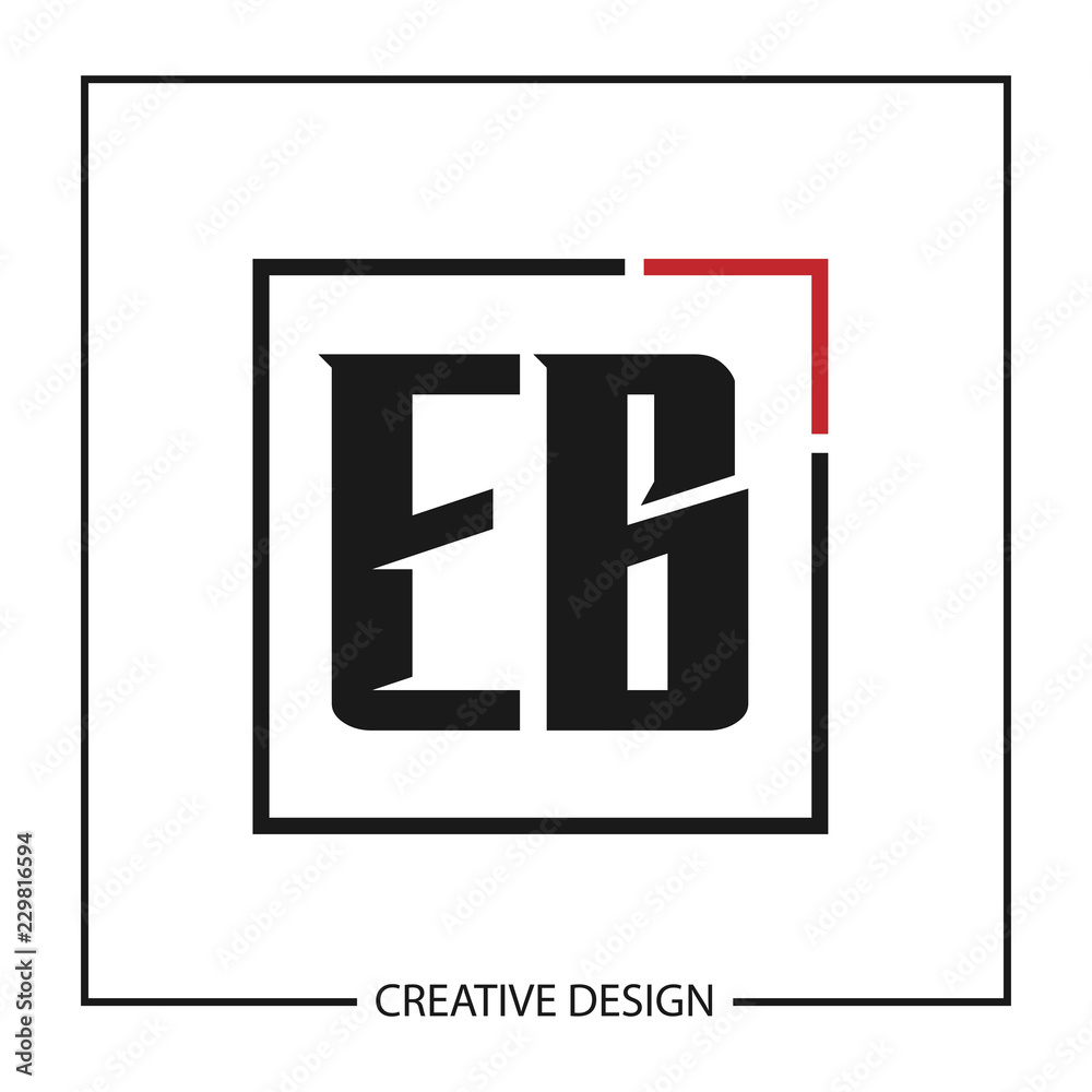 Initial Letter EB Logo Template Design Initial Letter EB Logo Template Design