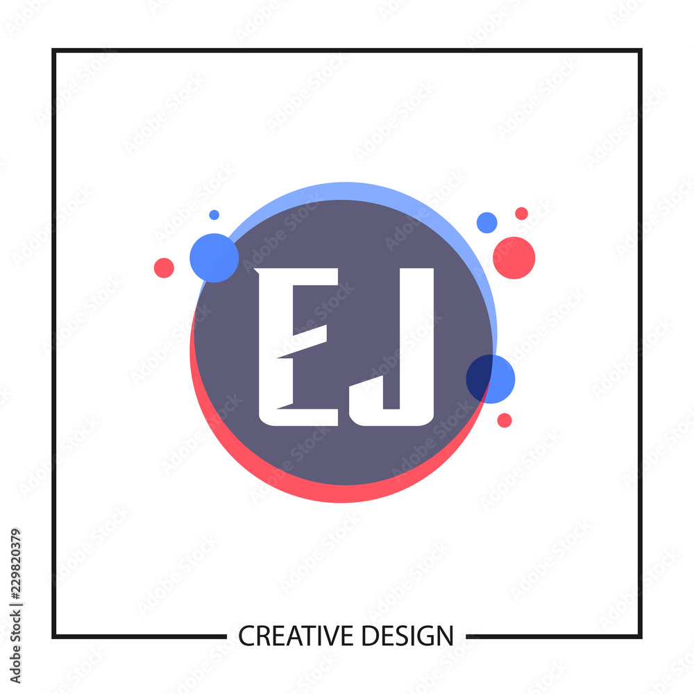 Initial Letter EJ Logo Template Design Initial Letter EJ Logo Template Design