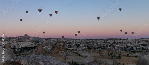 World best hot air balloon destination. gore me, Turkey.