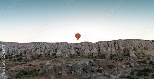 World best hot air balloon destination. gore me, Turkey.