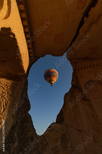 World best hot air balloon destination. gore me, Turkey.