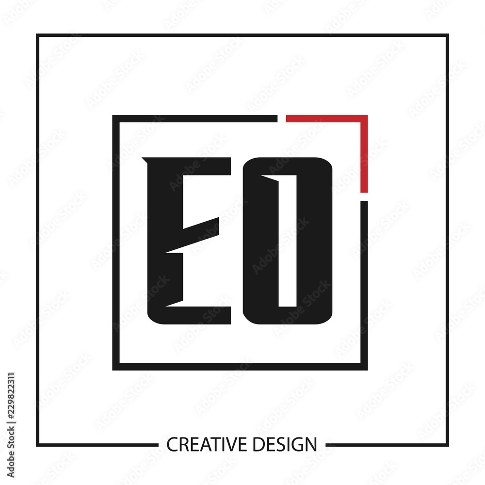 Initial Letter EO Logo Template Design Initial Letter EO Logo Template Design