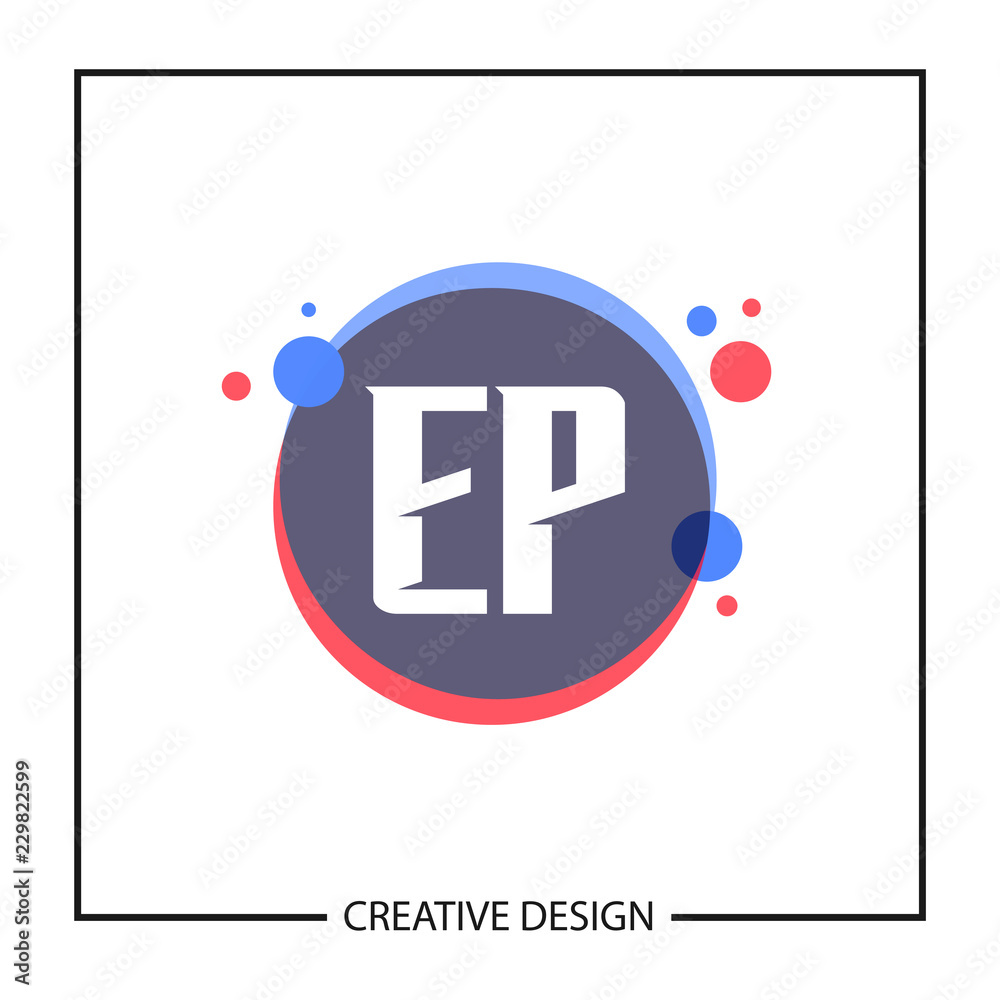 Initial Letter EP Logo Template Design Initial Letter EP Logo Template Design