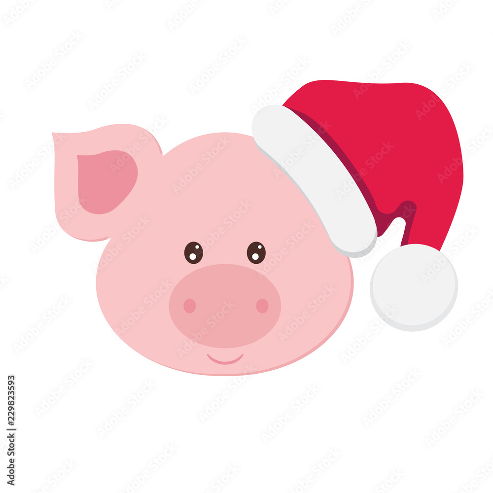 Funny pig illustration Funny pig illustration