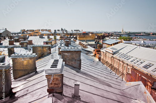 roof landscape in Russia