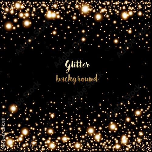 Wallpaper Mural Glitter background with glowing lights Torontodigital.ca