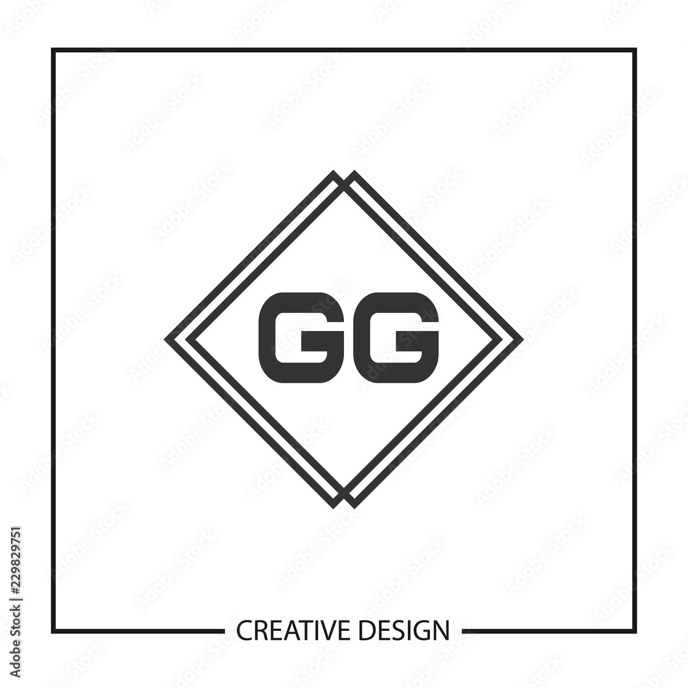 Initial Letter GG Logo Template Design Initial Letter GG Logo Template Design
