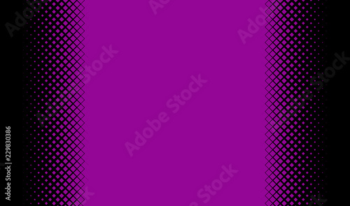 Abstract geometric pattern with small squares. Black and purple color Vector illustration