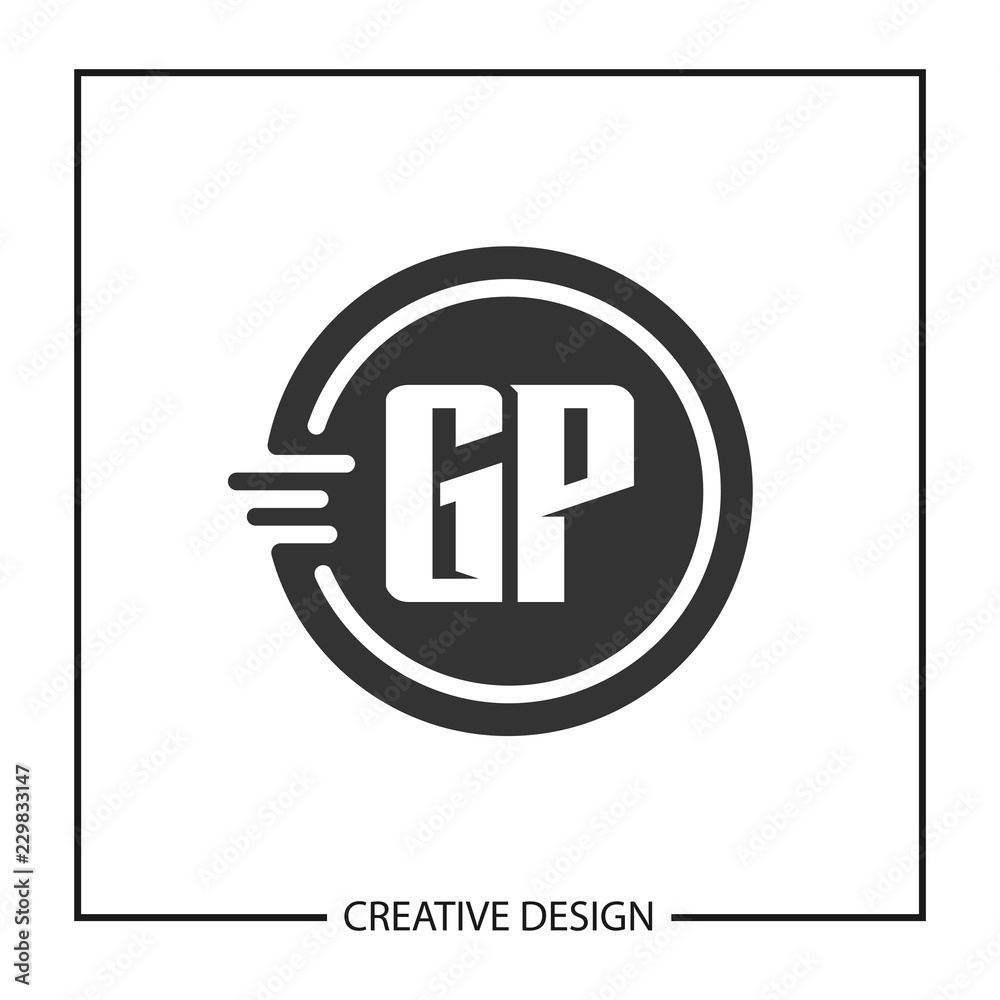 Initial Letter GP Logo Template Design Initial Letter GP Logo Template Design