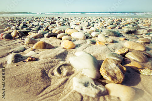 stones and sea, travel conceptual photography, wallpaper