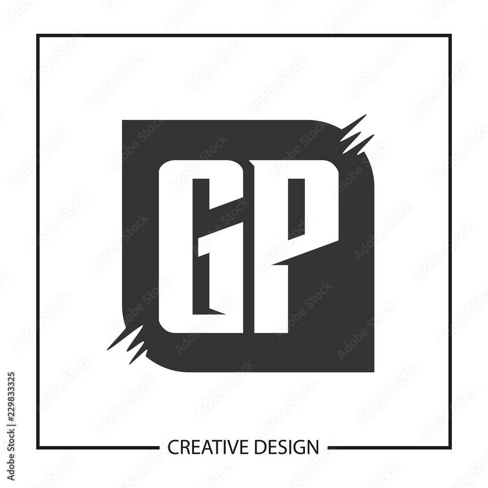 Initial Letter GP Logo Template Design Initial Letter GP Logo Template Design