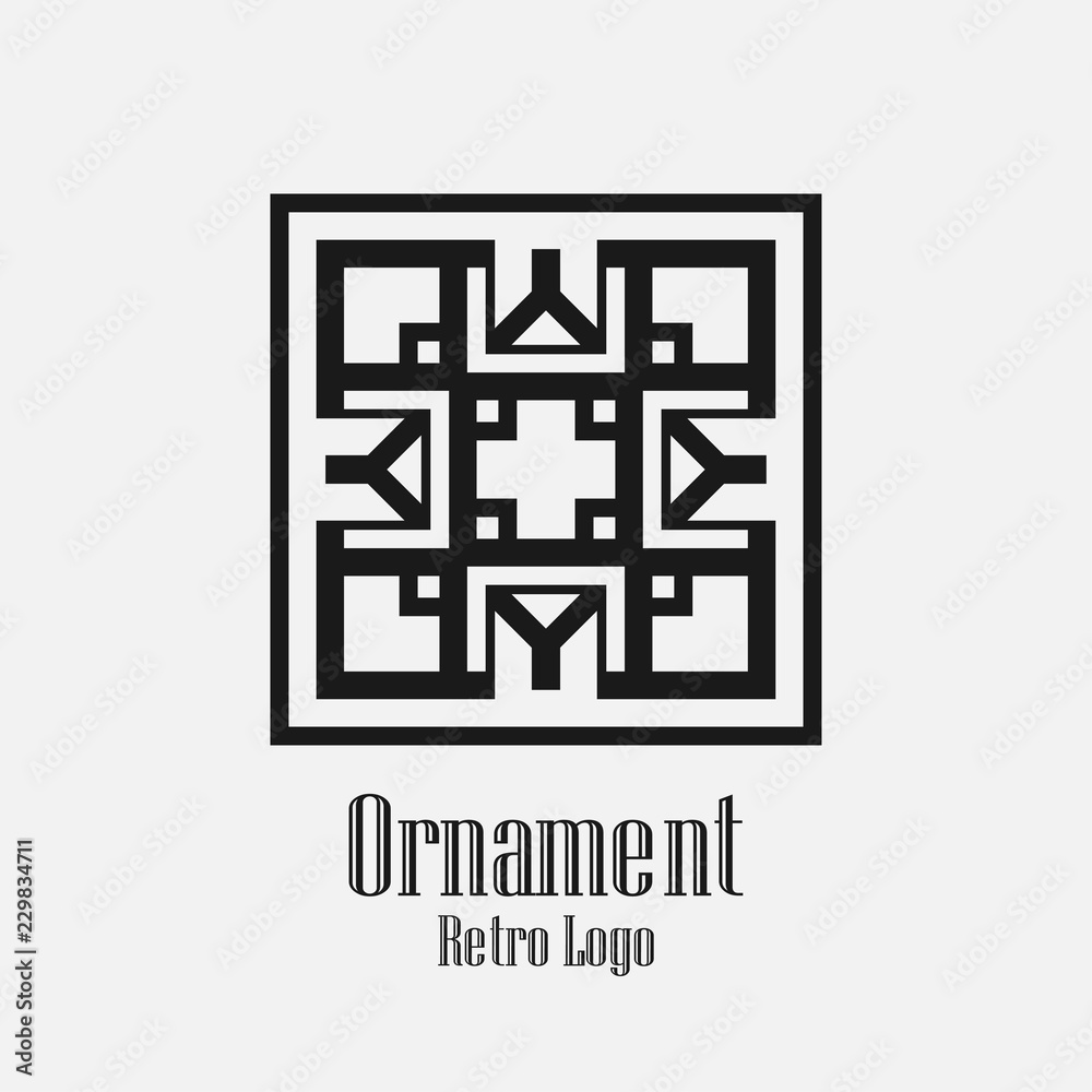 Art Deco vintage logo