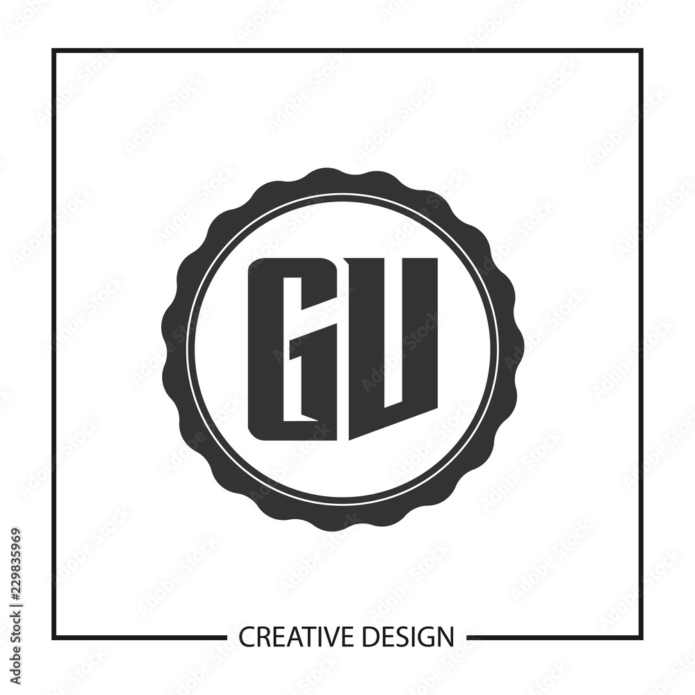 Initial Letter GV Logo Template Design Initial Letter GV Logo Template Design