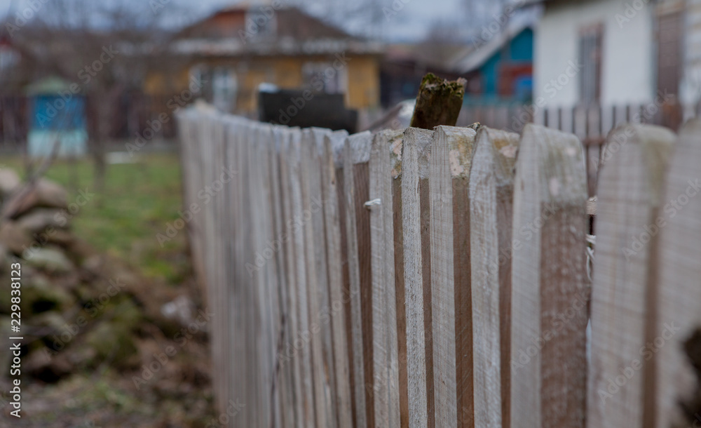 Wooden fence background Wooden fence background