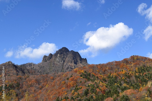 秋の定山渓天狗岳