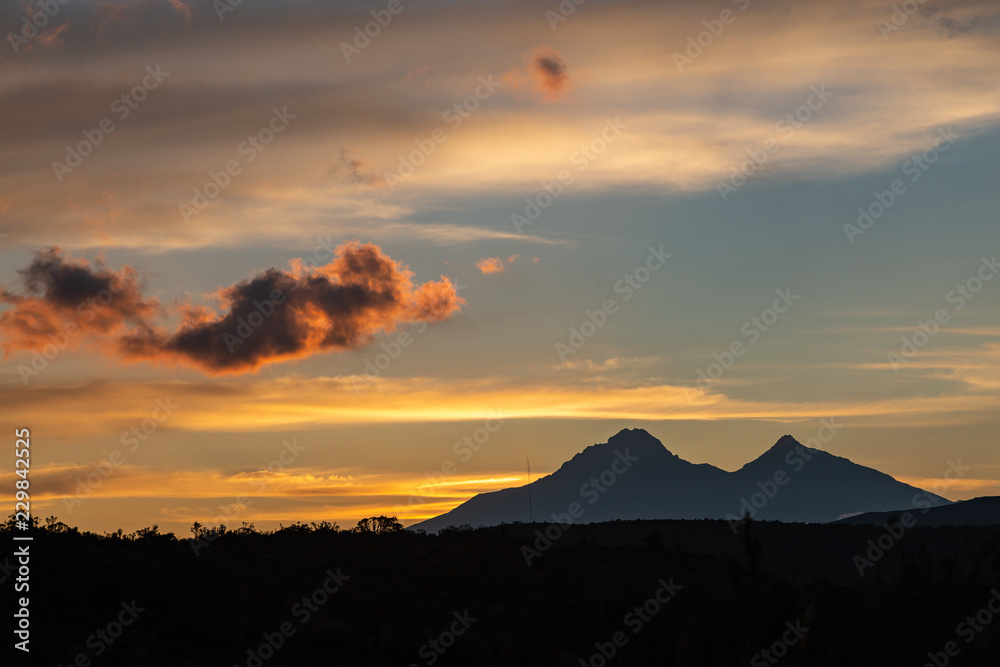 Andean sunset