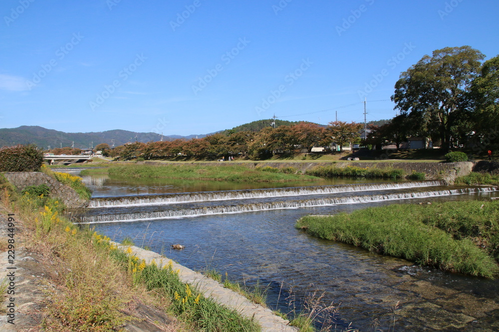 京都ぶらり、秋の鴨川は今日も好日