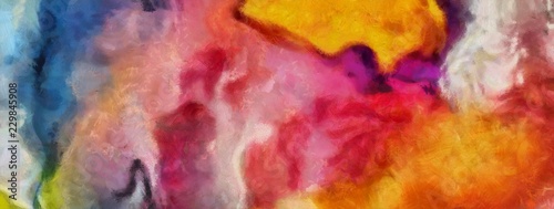 Colorful dirty grunge abstract background. Dry oil paint brush strokes. Close up design pattern. 