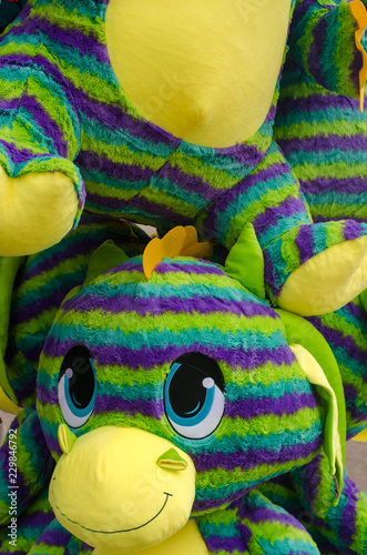 Bunch of Dragon Stuffed Animals