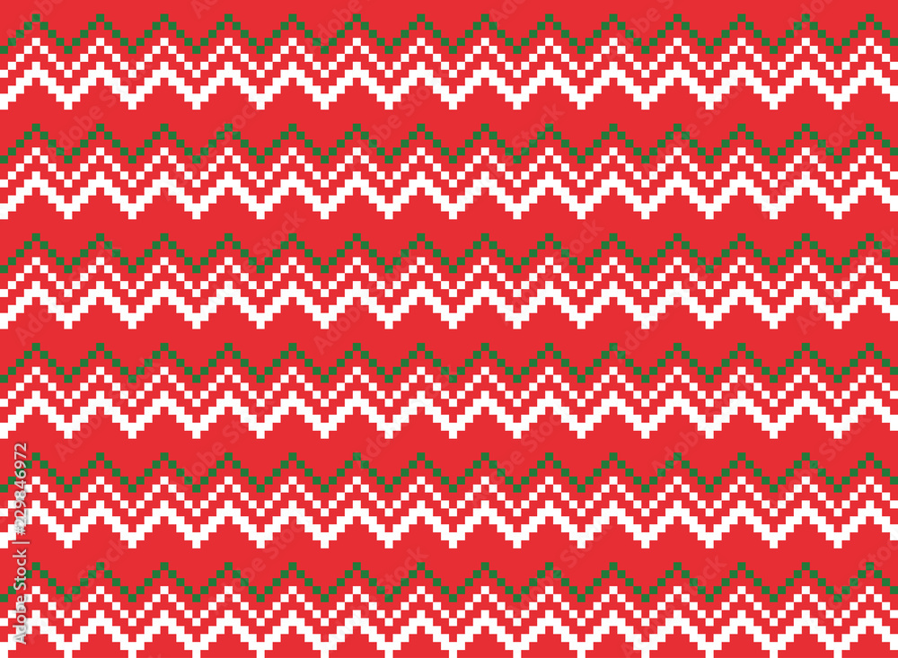 red and green chevron background