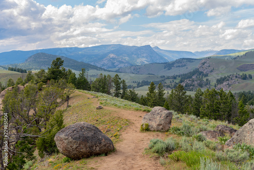 Trail Along Ridge in Rolling Hills photo