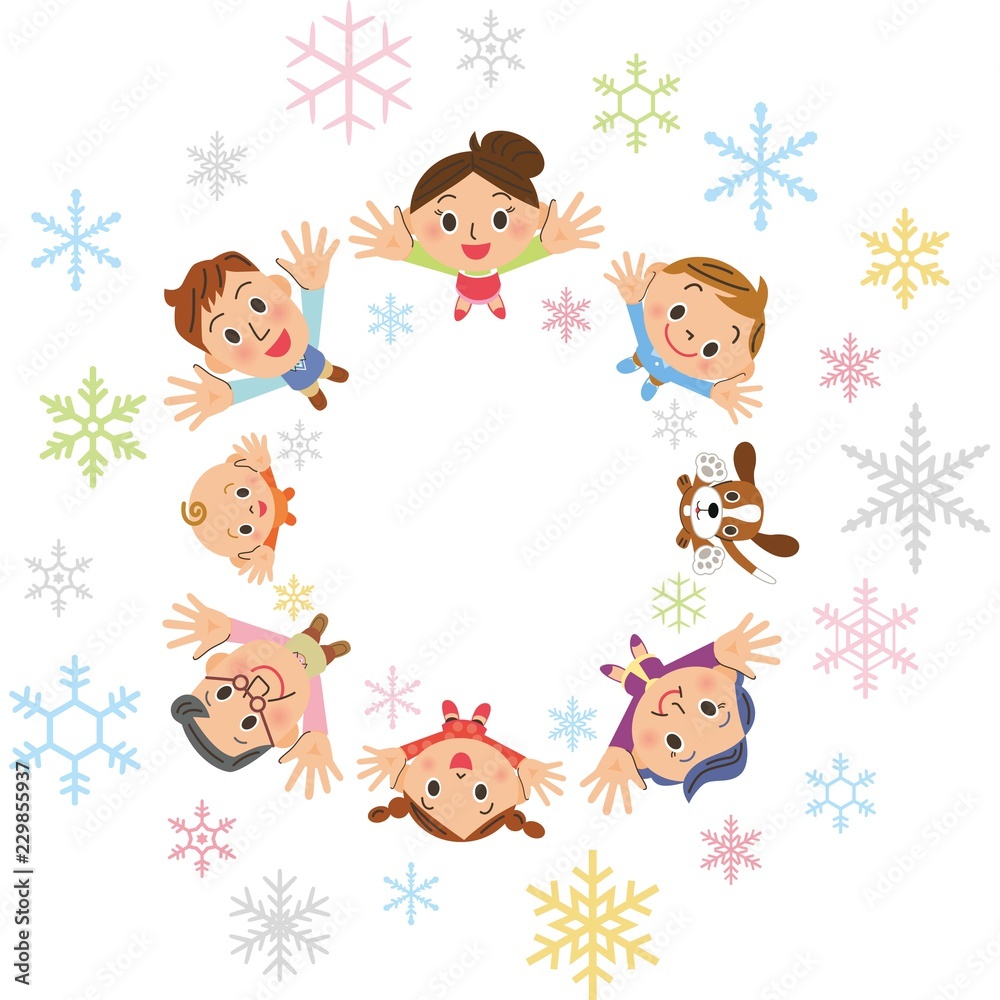 Crystal dancing in the air and three generation families Crystal dancing in the air and three generation families