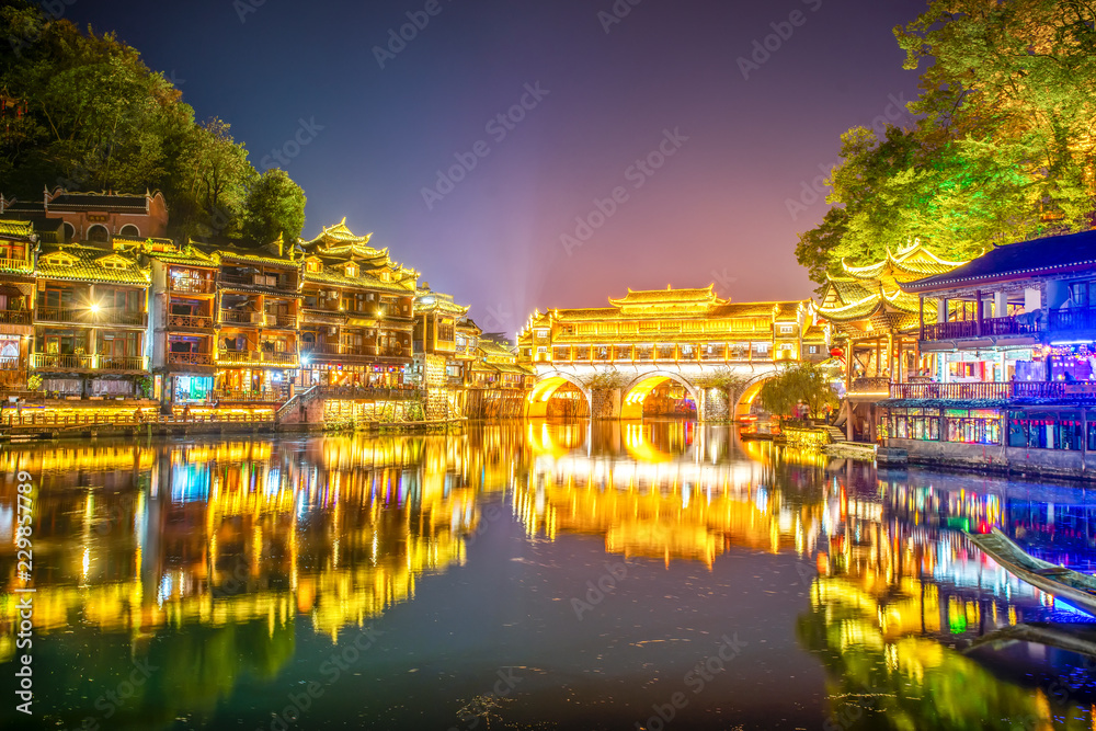 Fototapeta premium Phoenix Town, Hunan, China..