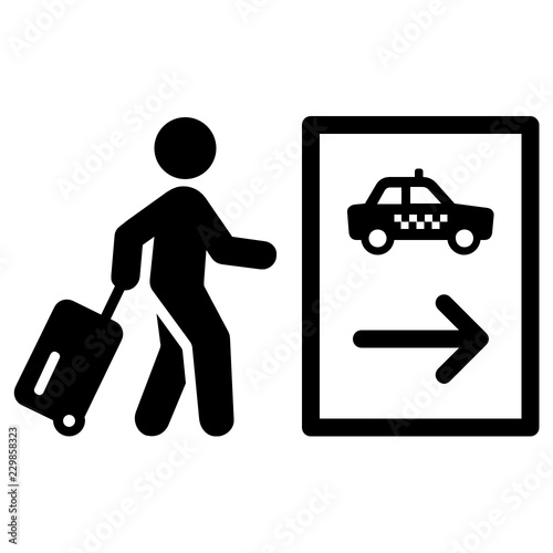 Departure Arrival Vector Icon