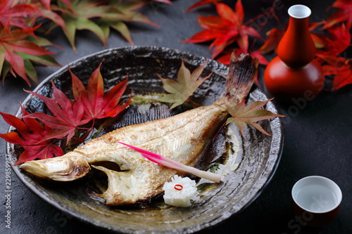 干したカレイの焼き物 photo