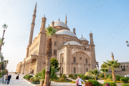 Alabaster Mosque Mohammed Ali at Citadel in Cairo, Egypt.