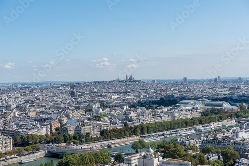 Aussicht vom Eiffelturm in Paris