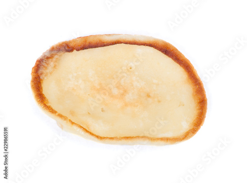 Single plain pancake